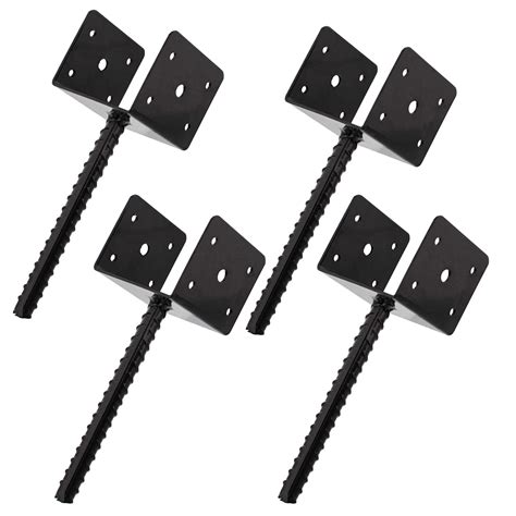 lowes metal post brackets|4x4 anchor brackets for concrete.